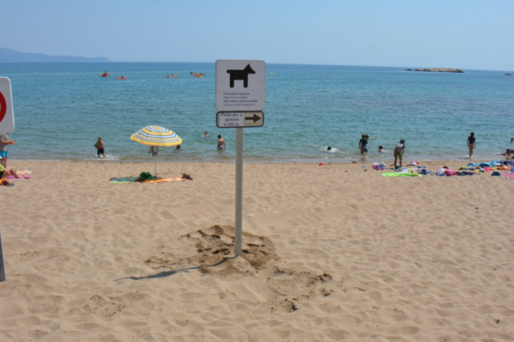 playas para perros en girona