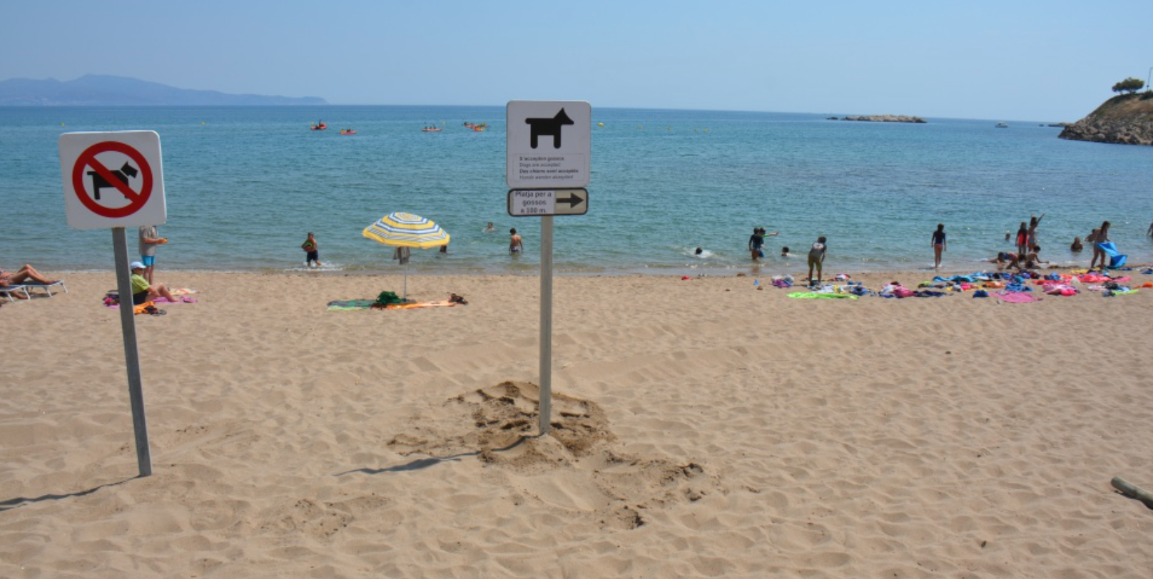 playas para perros en girona
