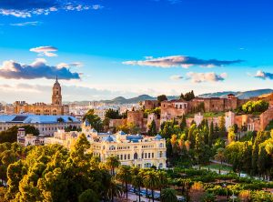 Foto de Málaga con todos los monumentos y visión general