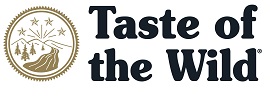 Logo de la marca de piensos para perros Taste of the wild