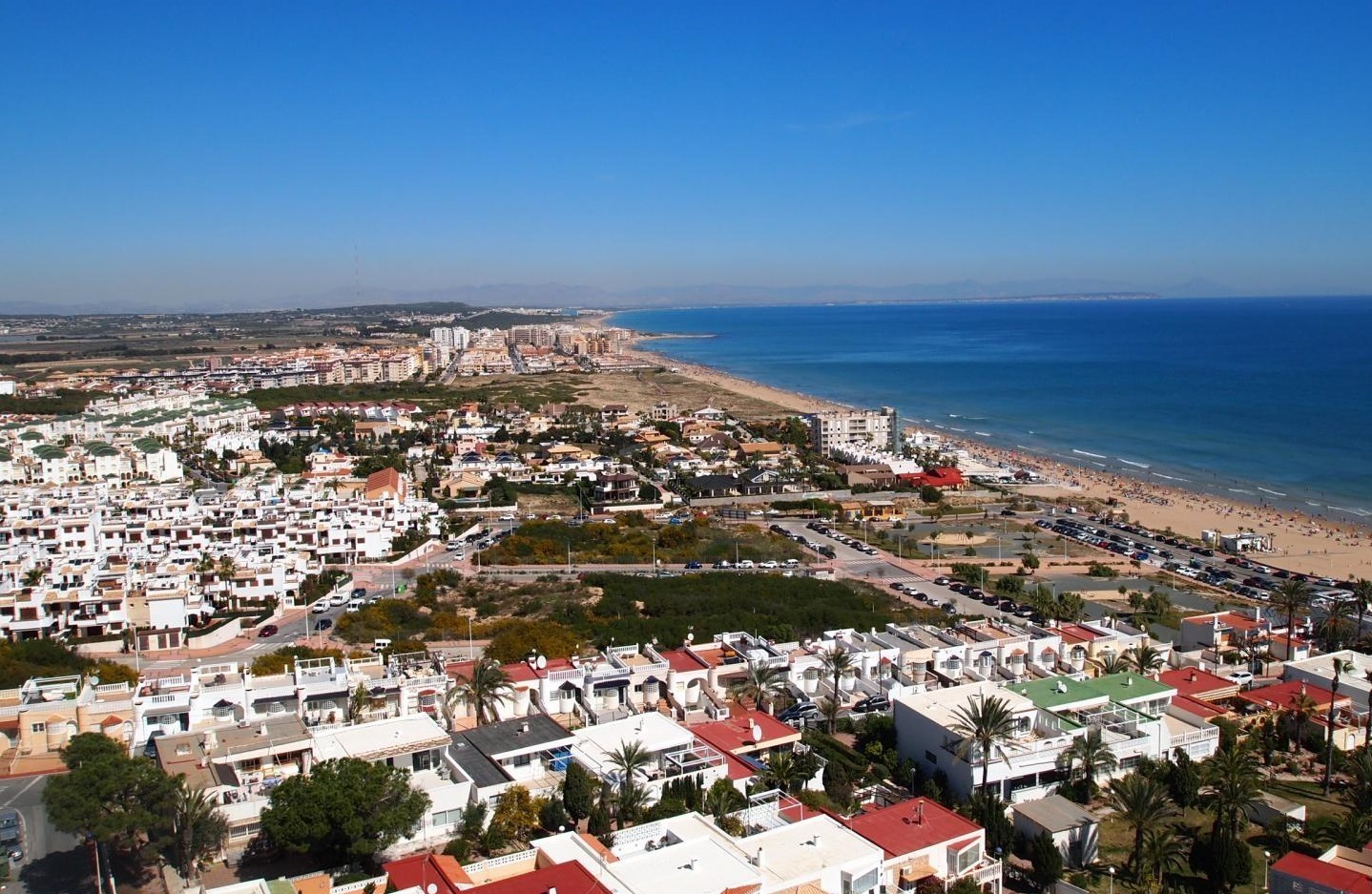 Foto de La Mata cerca de Torrevieja donde se puede ver la playa