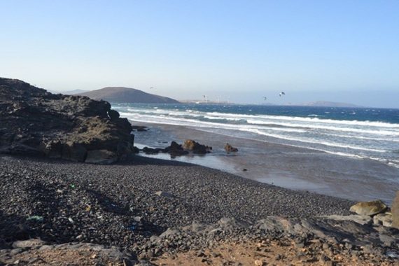 Vista de la playa de Los Cuervitos