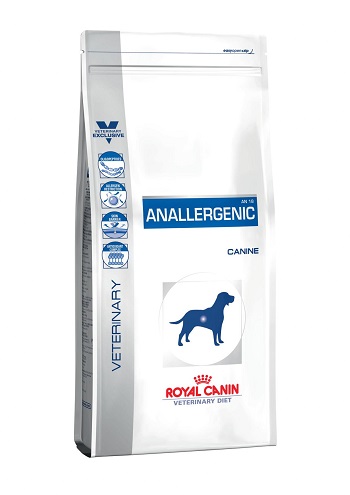 Pienso ideal y recomendado para dietas de perros con alergias Royal Canin Anallergenic