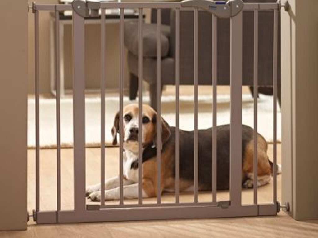 Barrera mascota escalera para perros pequeños puerta valla en expansión 63-108x50x31 Reino Unido