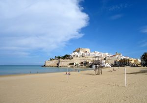 Vista de la playa de Castellón de la Plana donde se encuentran los hoteles que aceptan mascotas de nuestro listado